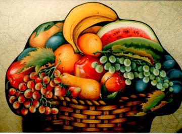 Fruit Basket Fire Screen - Morene Shultz